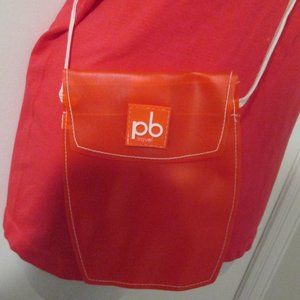 Plastic Flap Top Small Adjustable Light Weight Crossbody Bag Purse size 6.5"x5"